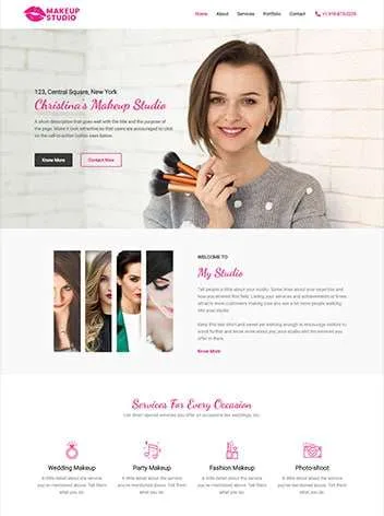 website design make-up